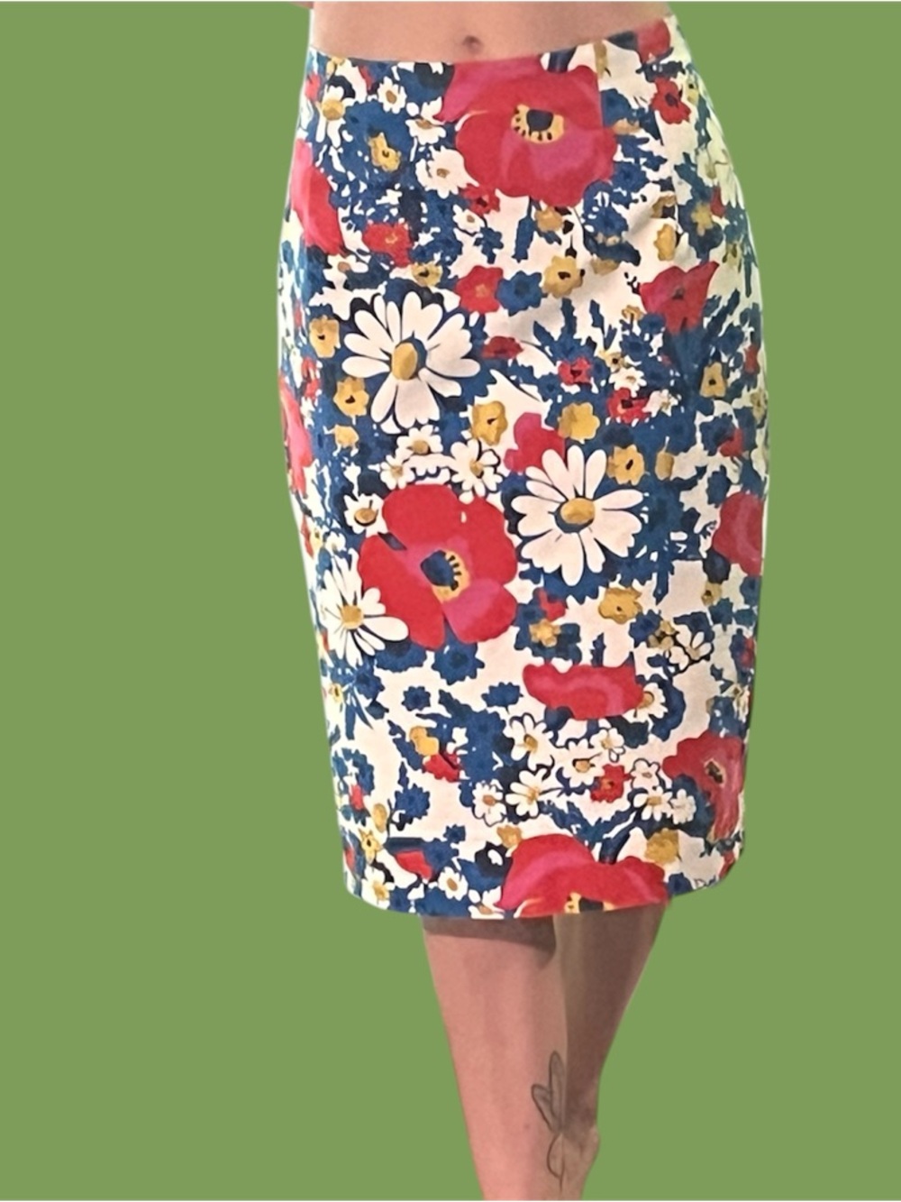 Gorgeous Boden Floral midi-Pencil Skirt
